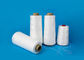 100% Spun Polyester Thread Raw White Yarn 50 / 2 Raw White Virgin PPSF Yarn
